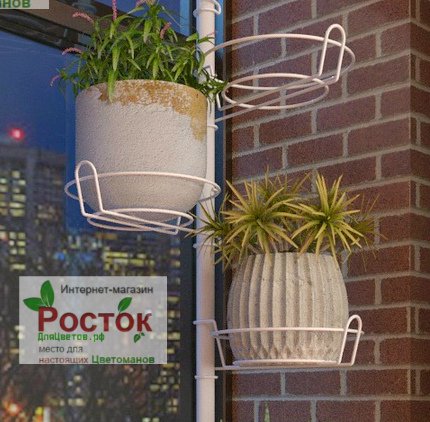 подвес для растений металлический